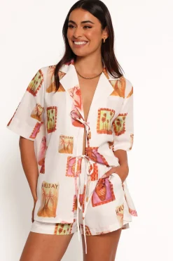 Aaliyah Tie Front Top