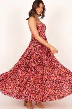 Achanti Pleated Maxi Dress