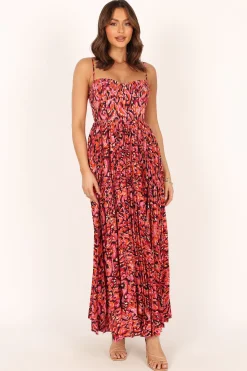 Achanti Pleated Maxi Dress