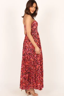 Achanti Pleated Maxi Dress