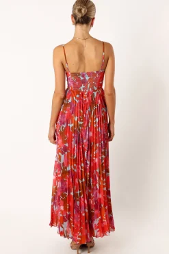 Achanti Pleated Maxi Dress