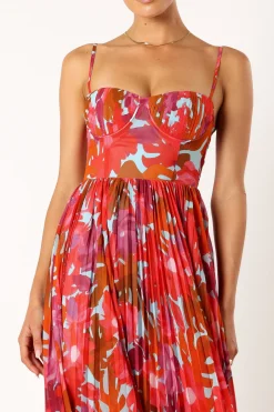 Achanti Pleated Maxi Dress