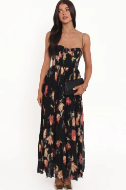 Achanti Pleated Maxi Dress