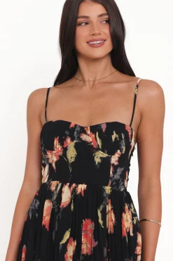 Achanti Pleated Maxi Dress