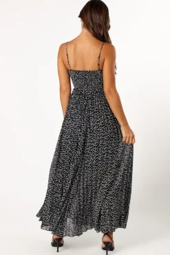 Achanti Pleated Maxi Dress