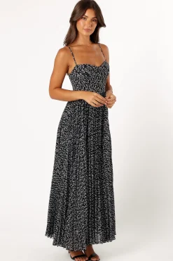 Achanti Pleated Maxi Dress