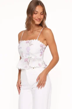 Adams Peplum Top