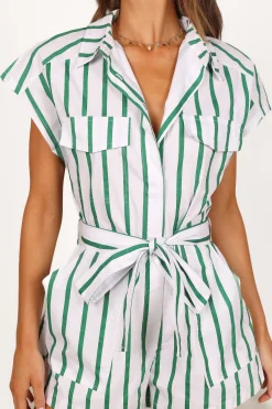 Addie Tie Waist Romper