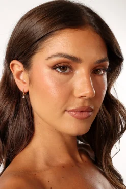 Adley Hoop Rhinestone Earrings