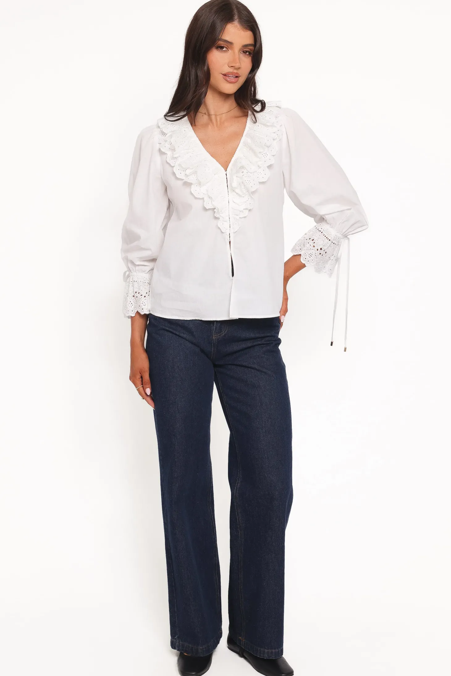 Aelwen Ruffle Blouse