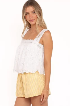 Aideen Eyelet Top