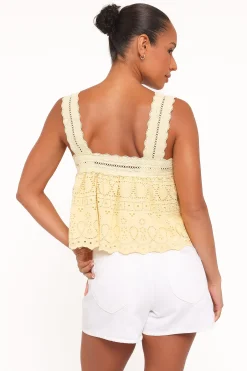 Aideen Eyelet Top