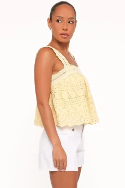 Aideen Eyelet Top