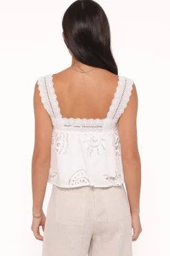 Aideen Eyelet Top
