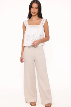 Aideen Eyelet Top