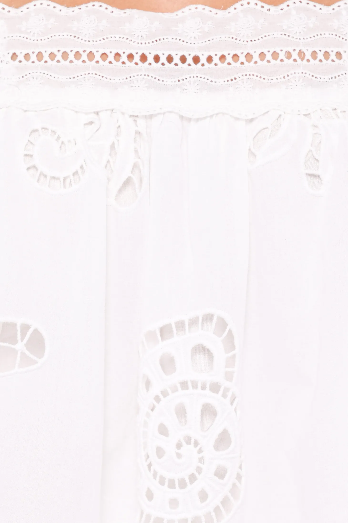 Aideen Eyelet Top