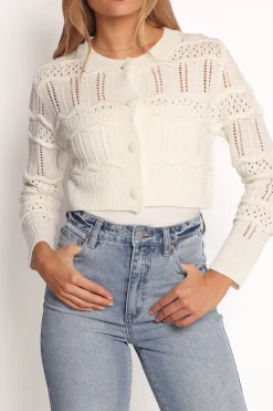 Aidy Crop Button Front Cardigan