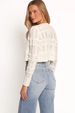 Aidy Crop Button Front Cardigan