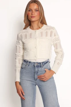Aidy Crop Button Front Cardigan