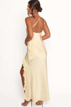 Aila Rosette One Shoulder Dress