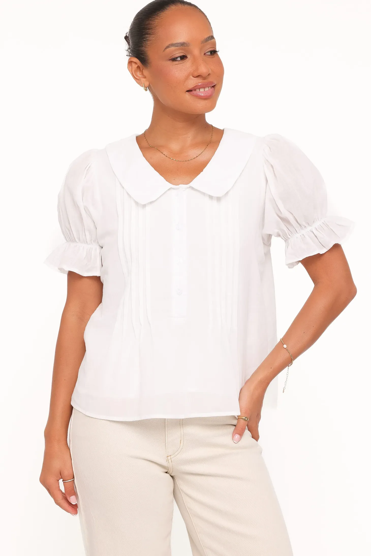 Aisling Pleat Top