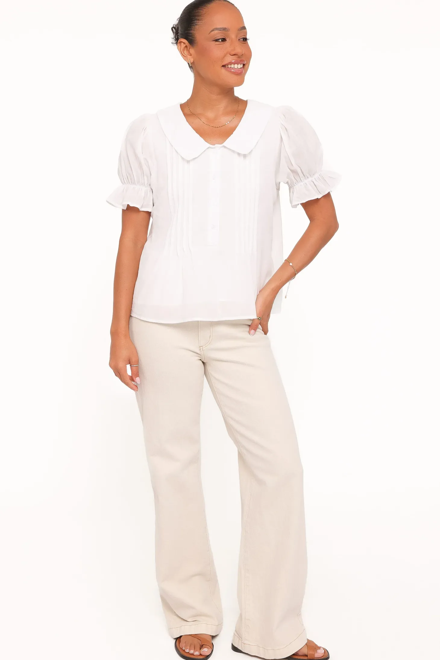 Aisling Pleat Top
