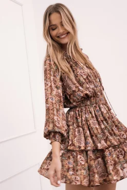 Alby Long Sleeve Mini Dress