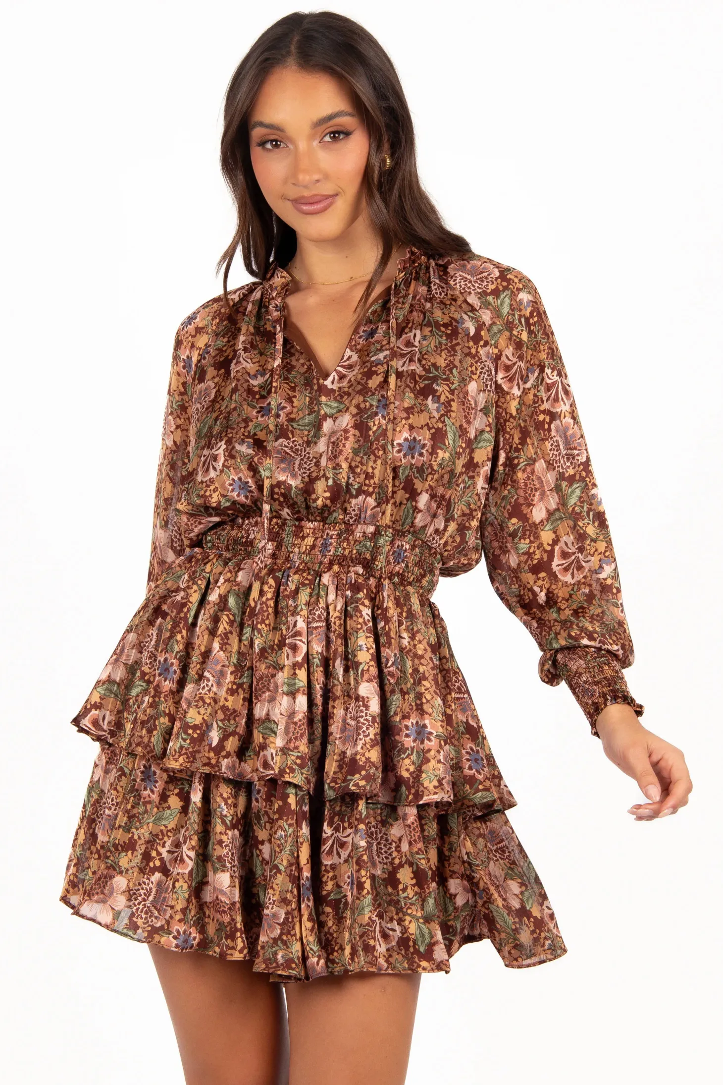 Alby Long Sleeve Mini Dress