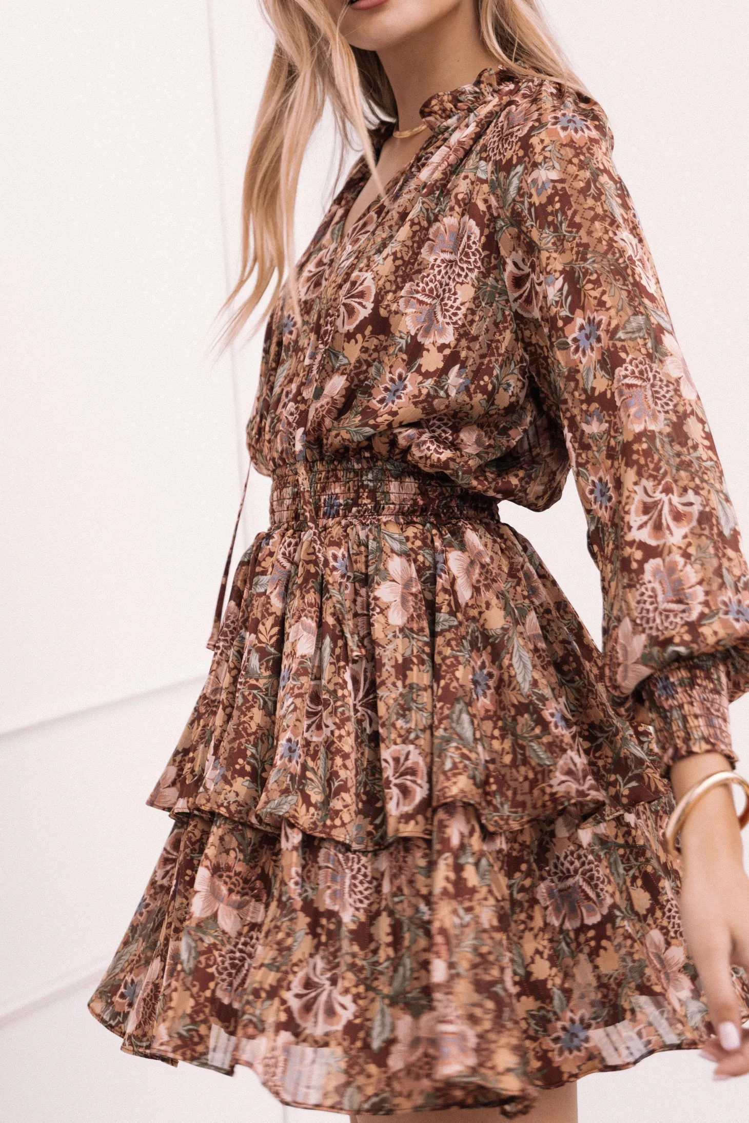 Alby Long Sleeve Mini Dress