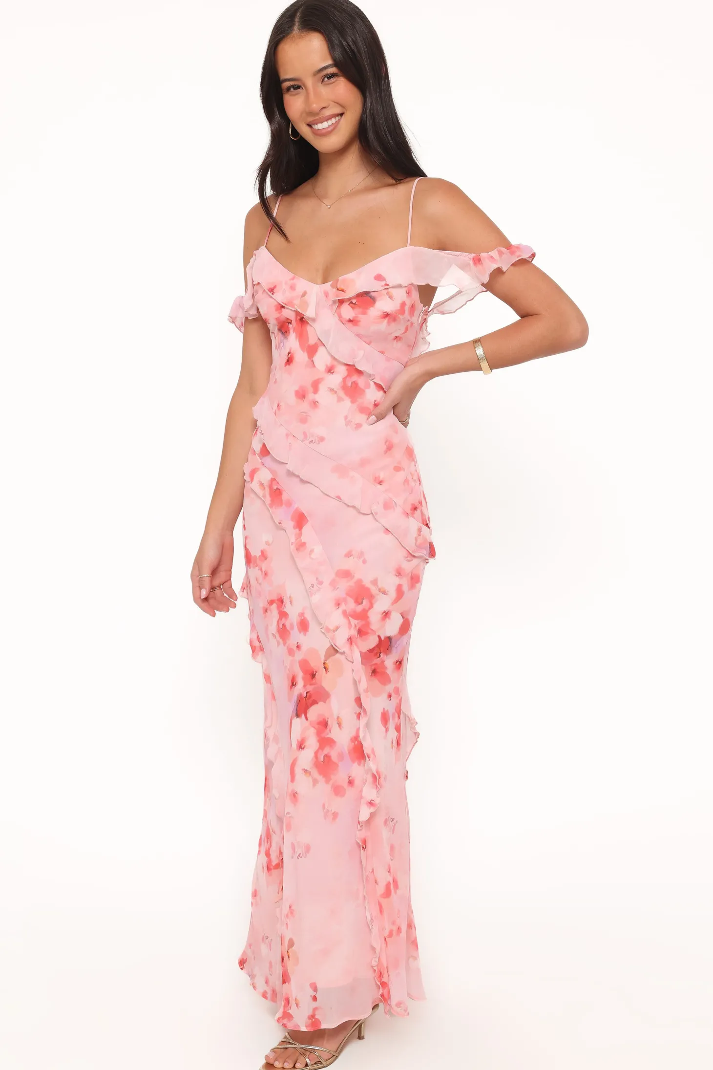 Alexia Off Shoulder Maxi Dress