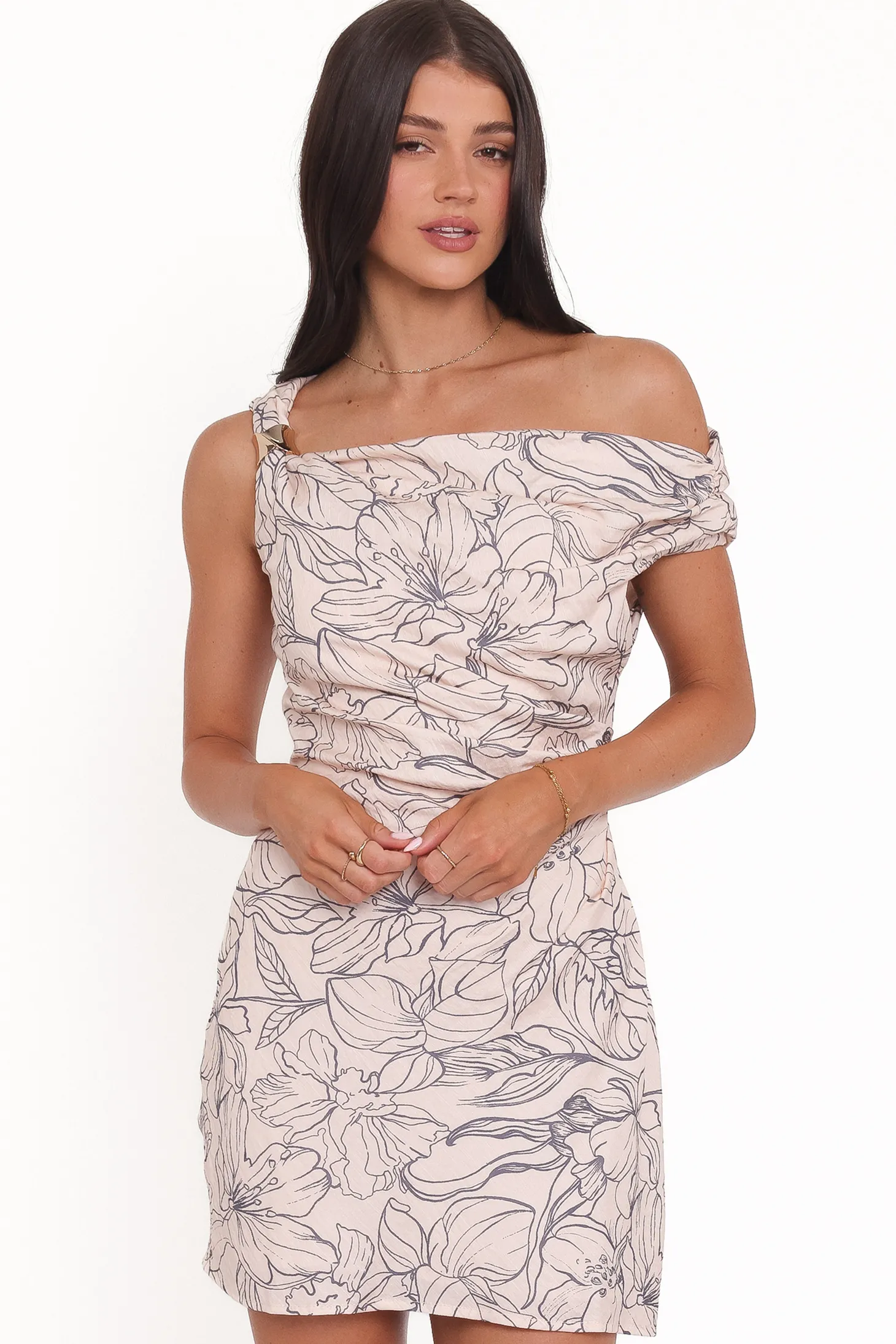 Aleyna Off Shoulder Mini Dress