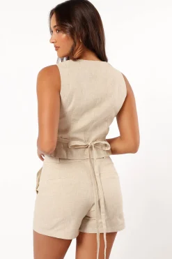 Allegra Linen Vest