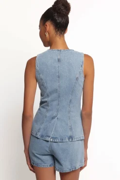 Almana Denim Short Set