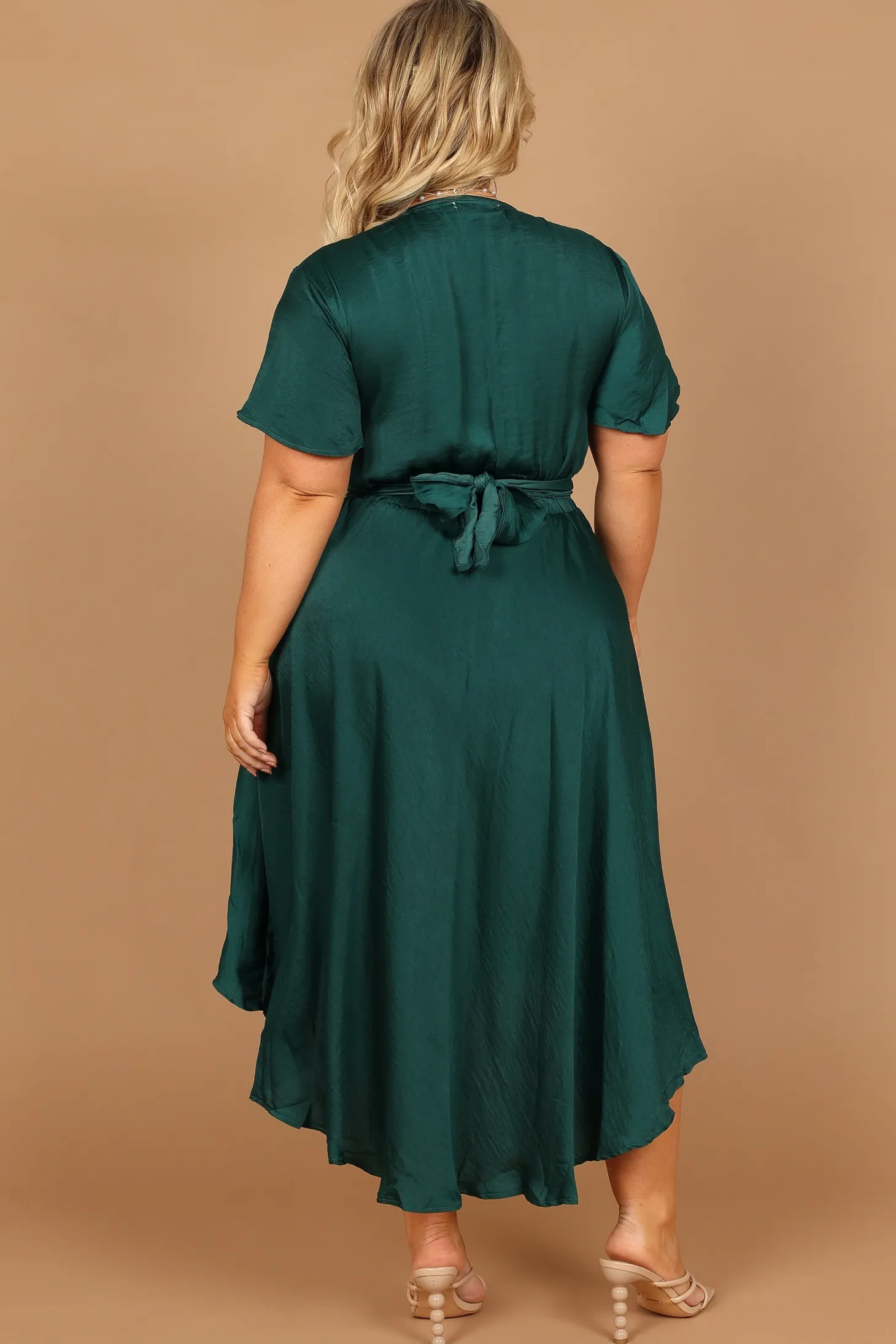 Amanda Hi Lo Tie Front Dress