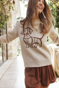Amber Dachshund Sweater