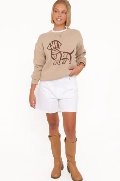 Amber Dachshund Sweater