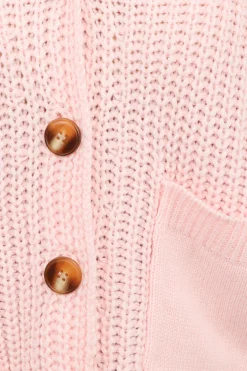Amelia Oversize Collar Button Cardigan