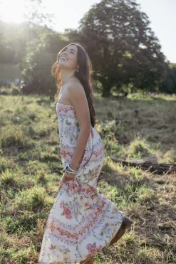 Amora Strapless Maxi Dress