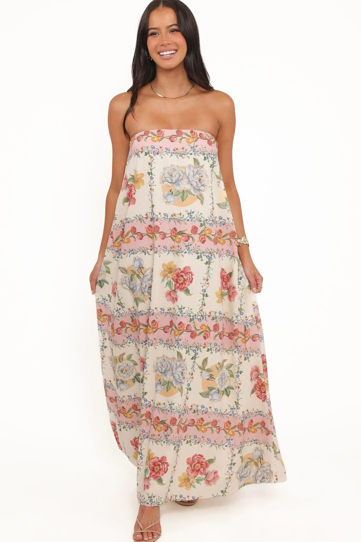 Amora Strapless Maxi Dress