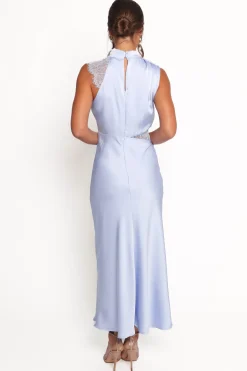 Anabelle Halter Neck Lace Maxi Dress