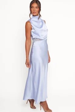 Anabelle Halter Neck Lace Maxi Dress