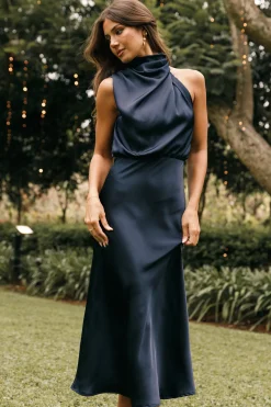 Anabelle Halter Neck Midi Dress