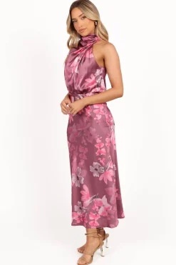 Anabelle Halter Neck Midi Dress