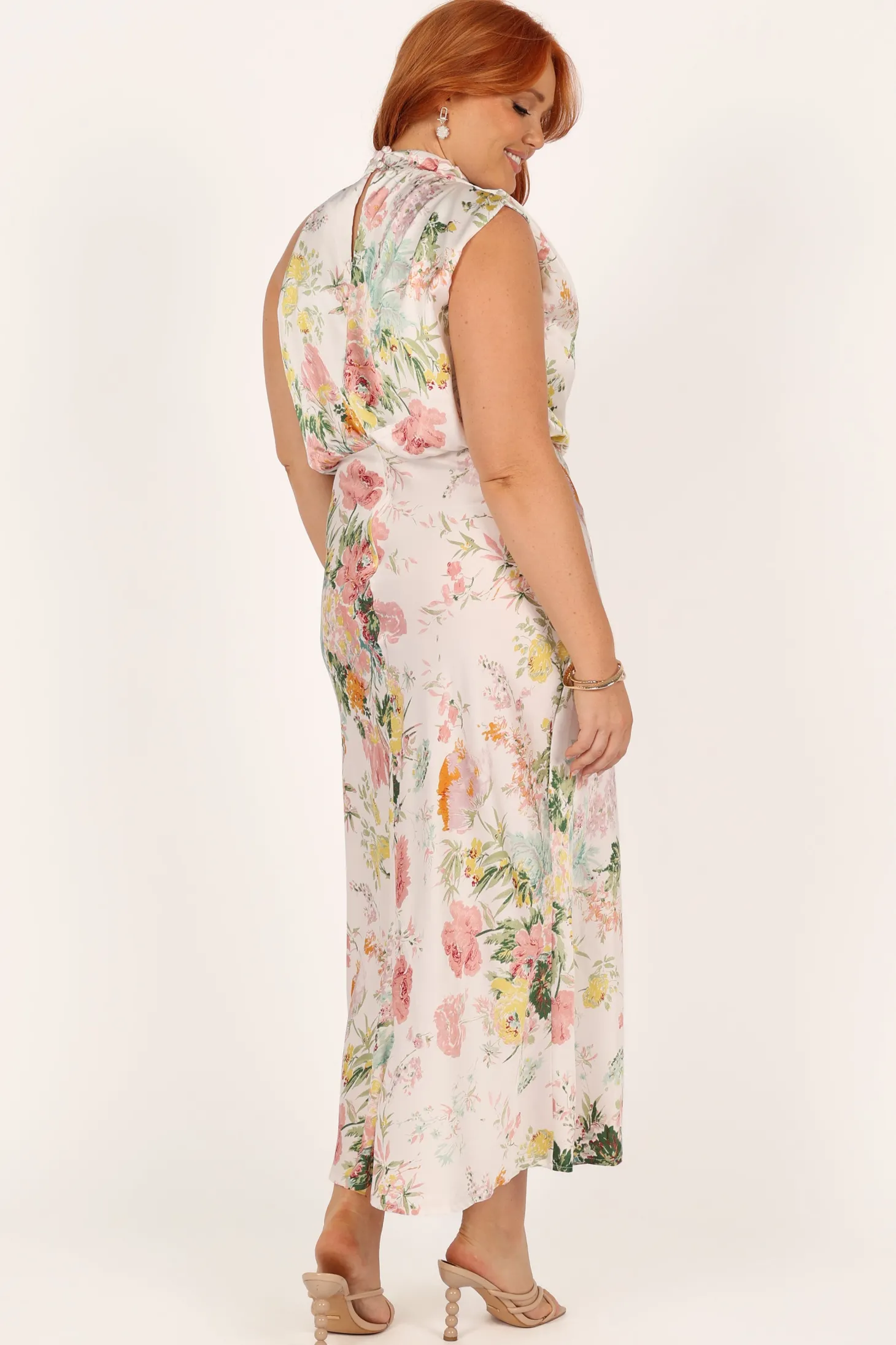 Anabelle Halter Neck Midi Dress