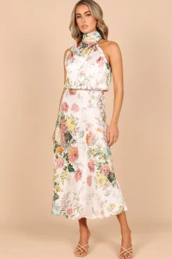 Anabelle Halter Neck Midi Dress