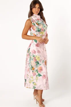 Anabelle Halter Neck Midi Dress