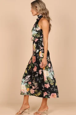 Anabelle Halter Neck Midi Dress