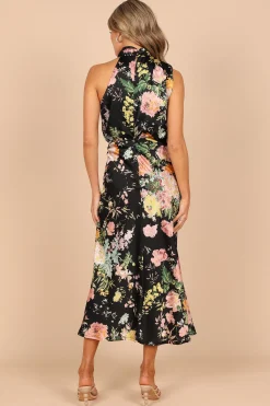 Anabelle Halter Neck Midi Dress