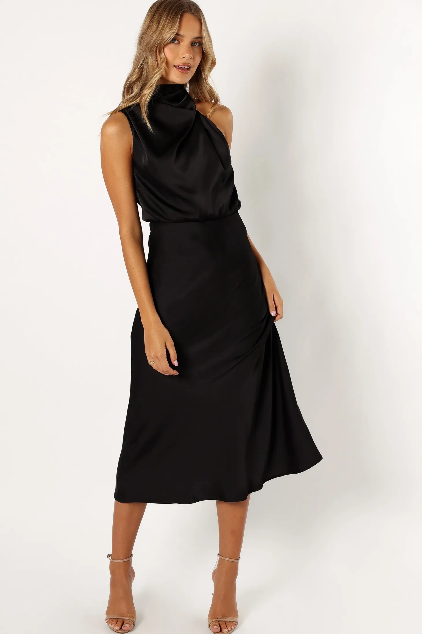 Anabelle Halter Neck Midi Dress