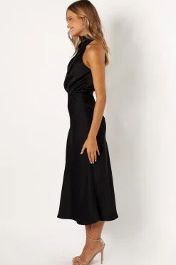 Anabelle Halter Neck Midi Dress